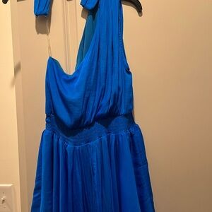 Elegant Blue Cocktail Dress